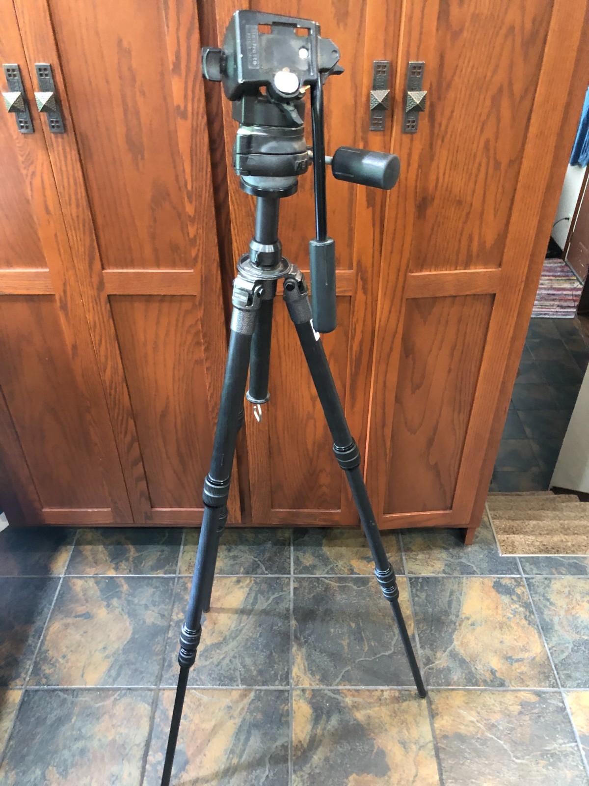 Gitzo G-1228 Carbon Fiber Tripod + Manfrotto Hydraulic Fluid Head Kit