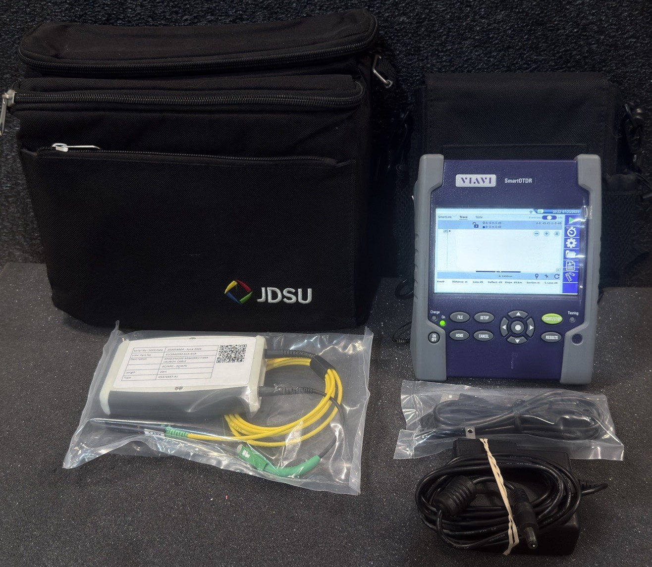 VIAVI E118FA65PPM SmartOTDR Fiber Test Kit 1650nm Live PON Power Meter 2P