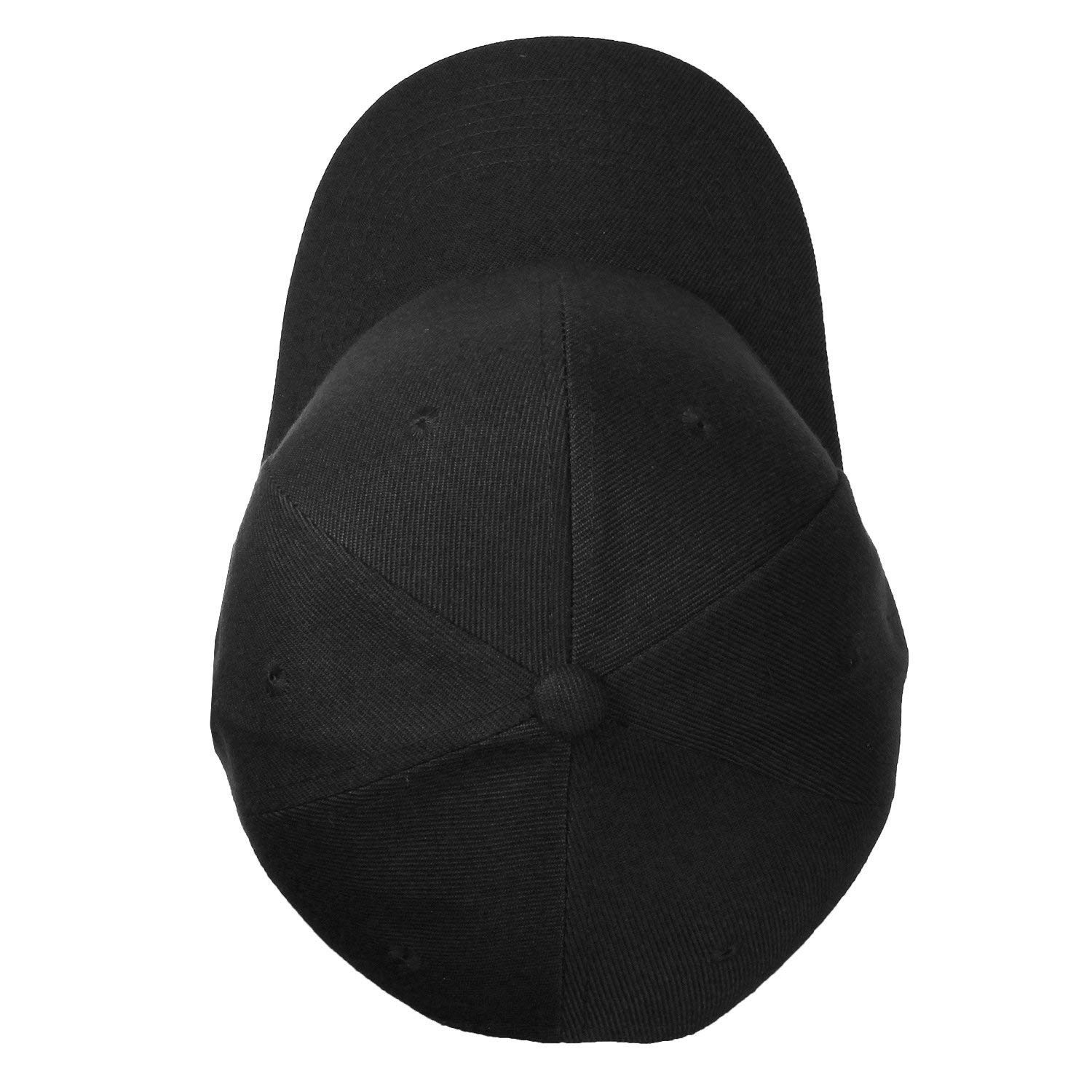 Falari Baseball Cap Adjustable Size for Running Workouts One Size, 1pc Black