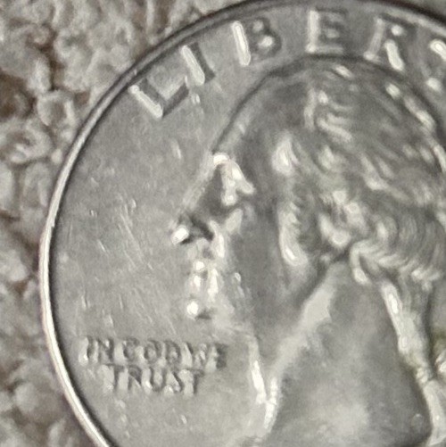 Mint Error 1996 Washington Quarter 25C “In COD We Trust”