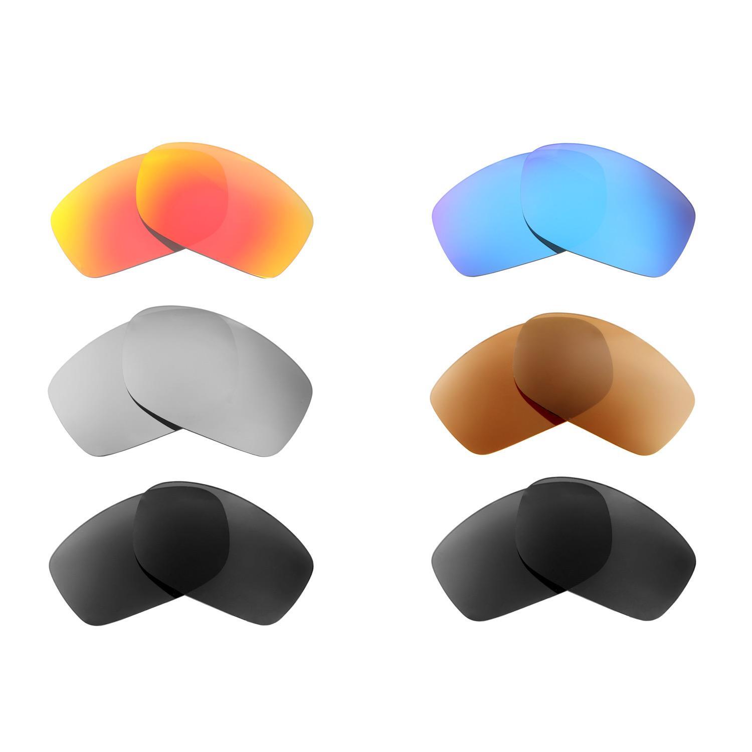 Walleva Replacement Lenses For Oakley Conductor 8 OO4107 Sunglasses - Options