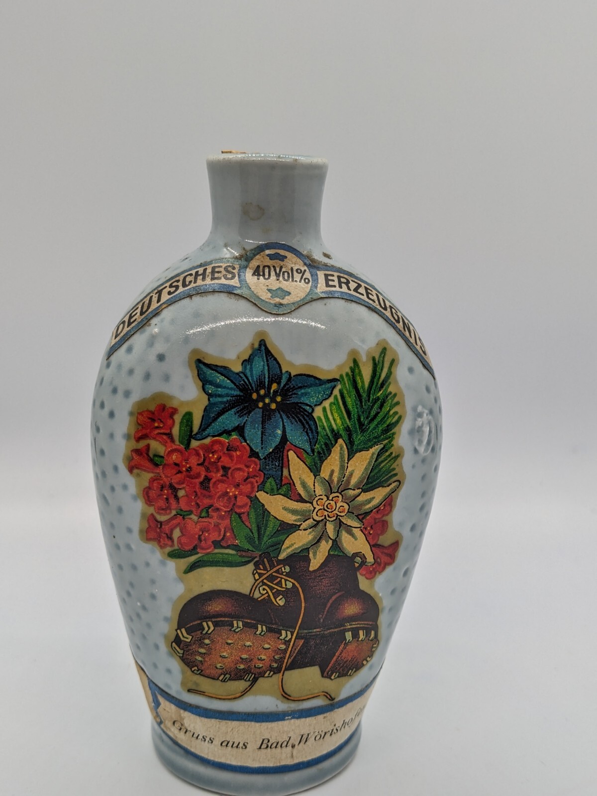 VTG Deutsches Erzeugnis Liqueur Bottle W/ Cork