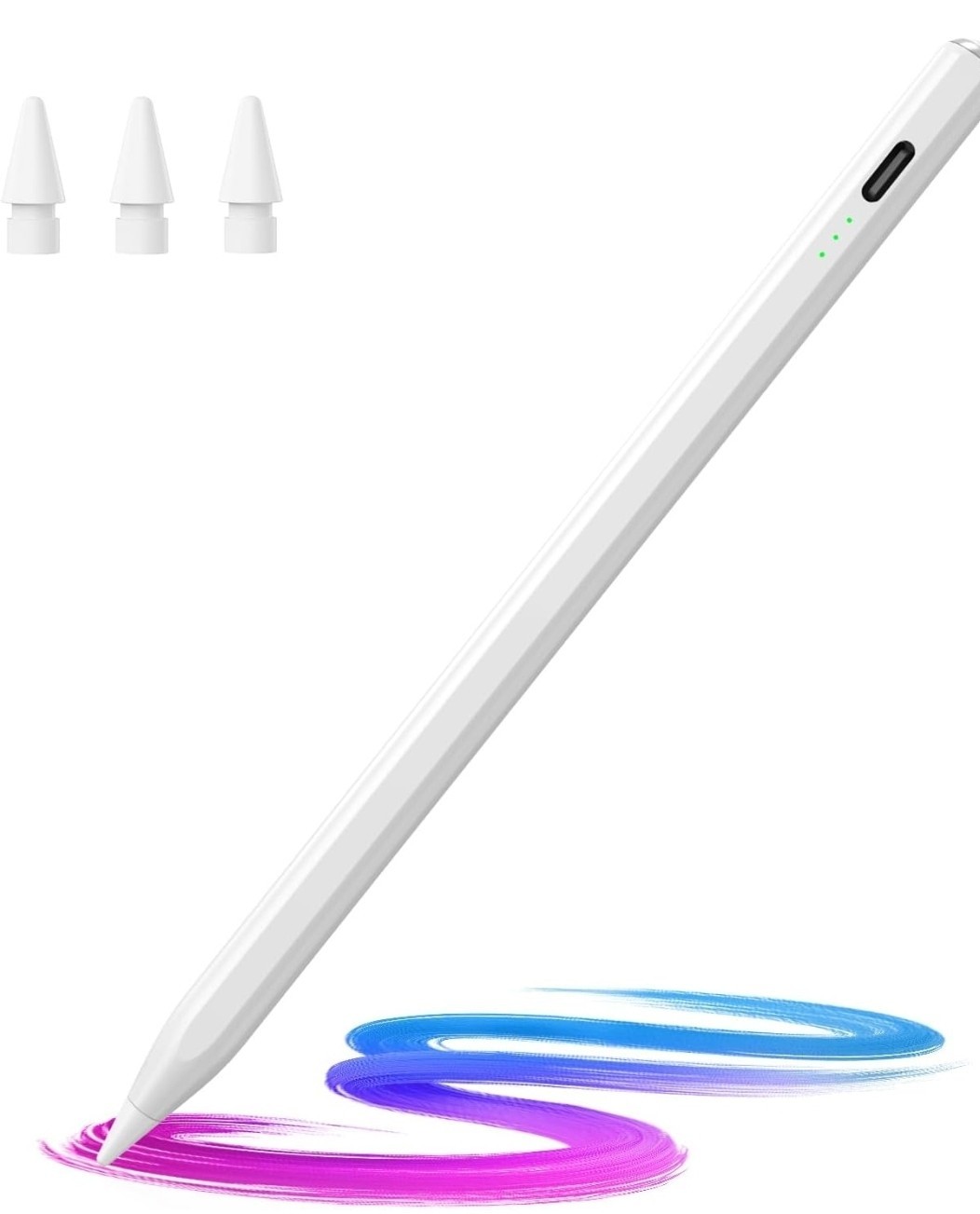Stylus Pen for iPad (2018-2026)-13 Mins Fast Charge with Tilt Sensitivity BT