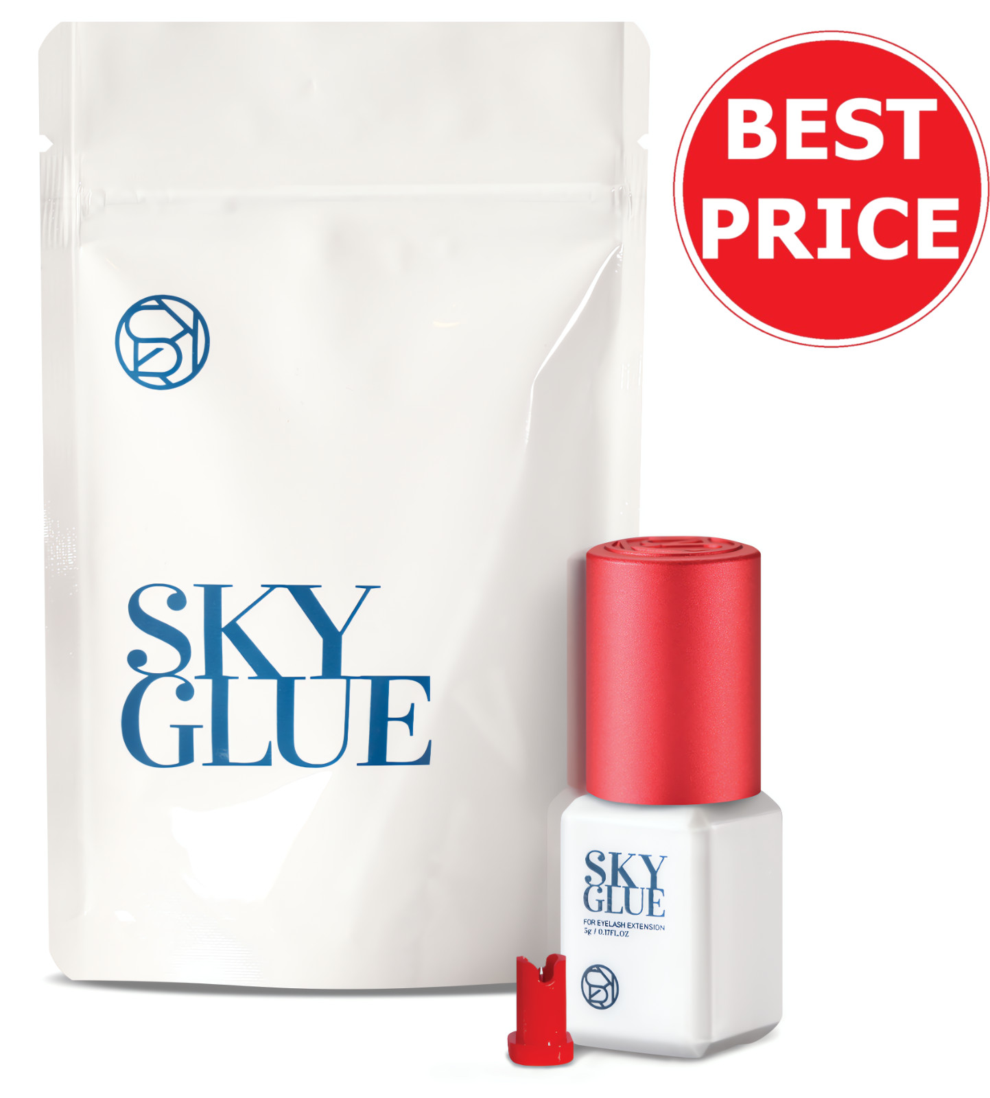 Sky Glue S+ Eyelash Extensions Max Bond Glue / Adhesive Fast Strong Black 5 ml