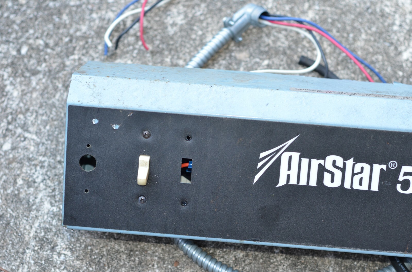 AIR TECHNIQUES AIRSTAR 50 AS50 ELECTRIC CONTROL BOX UNIT SWITCH ON / OFF