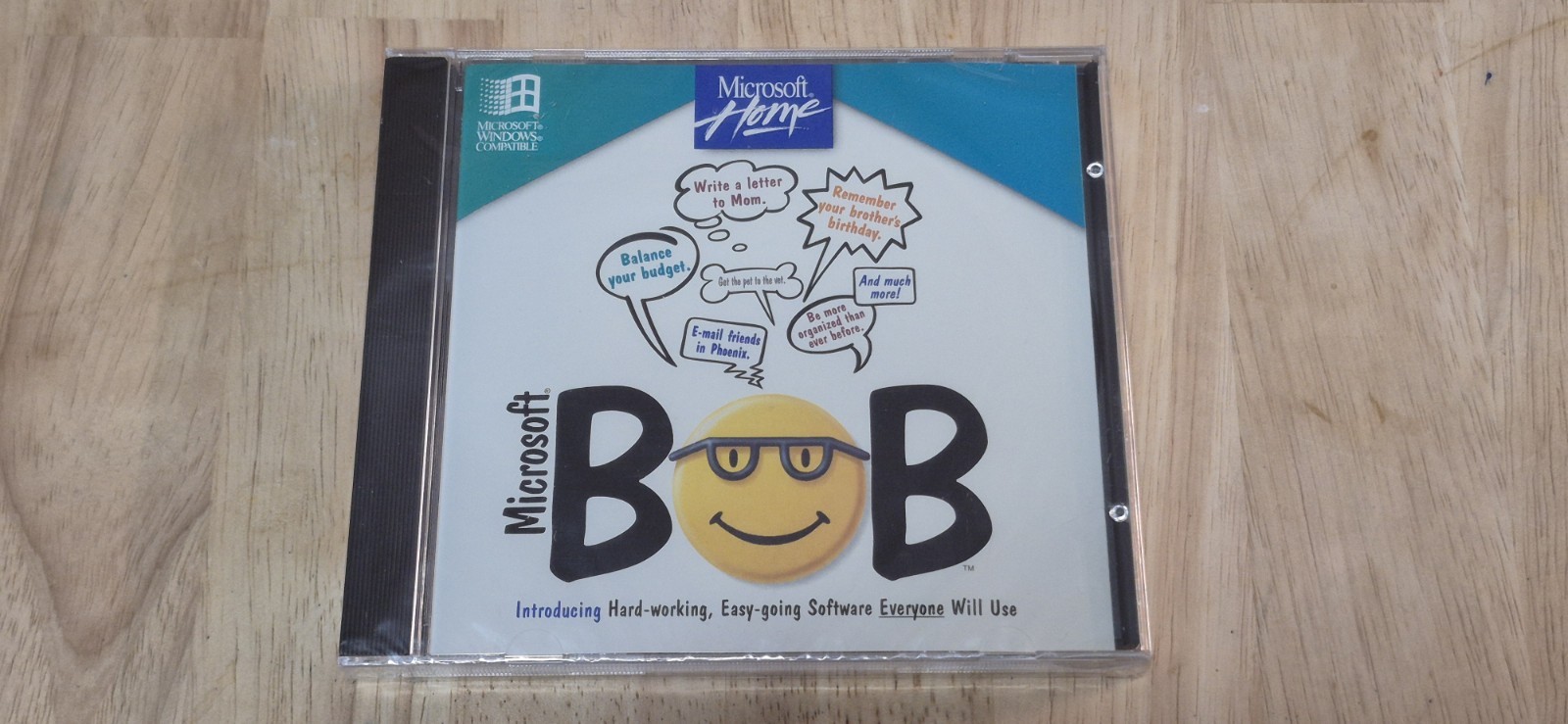 Vintage Microsoft BOB Software for Windows 1994 Sealed Mint Condition