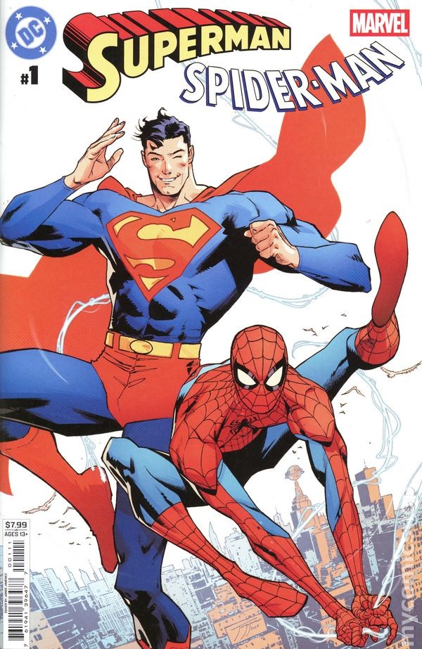 DC Marvel Superman Spider-Man 1A 2026 Stock Image
