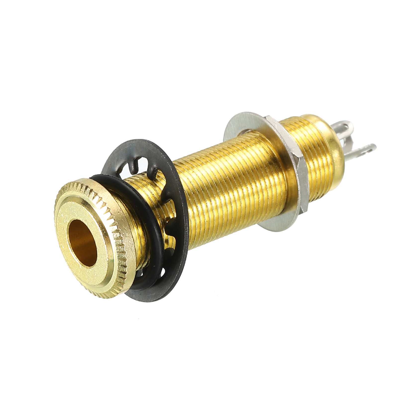 Guitar Bass 1/4" Stereo Mono Barrel Jack Input Output Cylinder Plug Socket