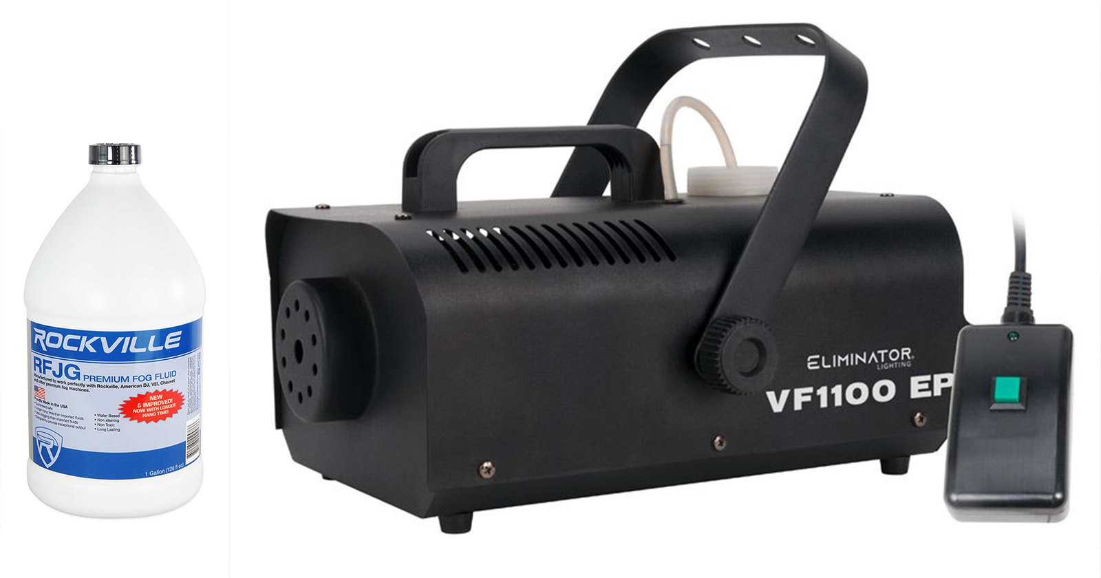 American DJ VF1100 EP Wireless Fog Machine Fogger 4 Stage/Club+Remote+Gal. Fluid
