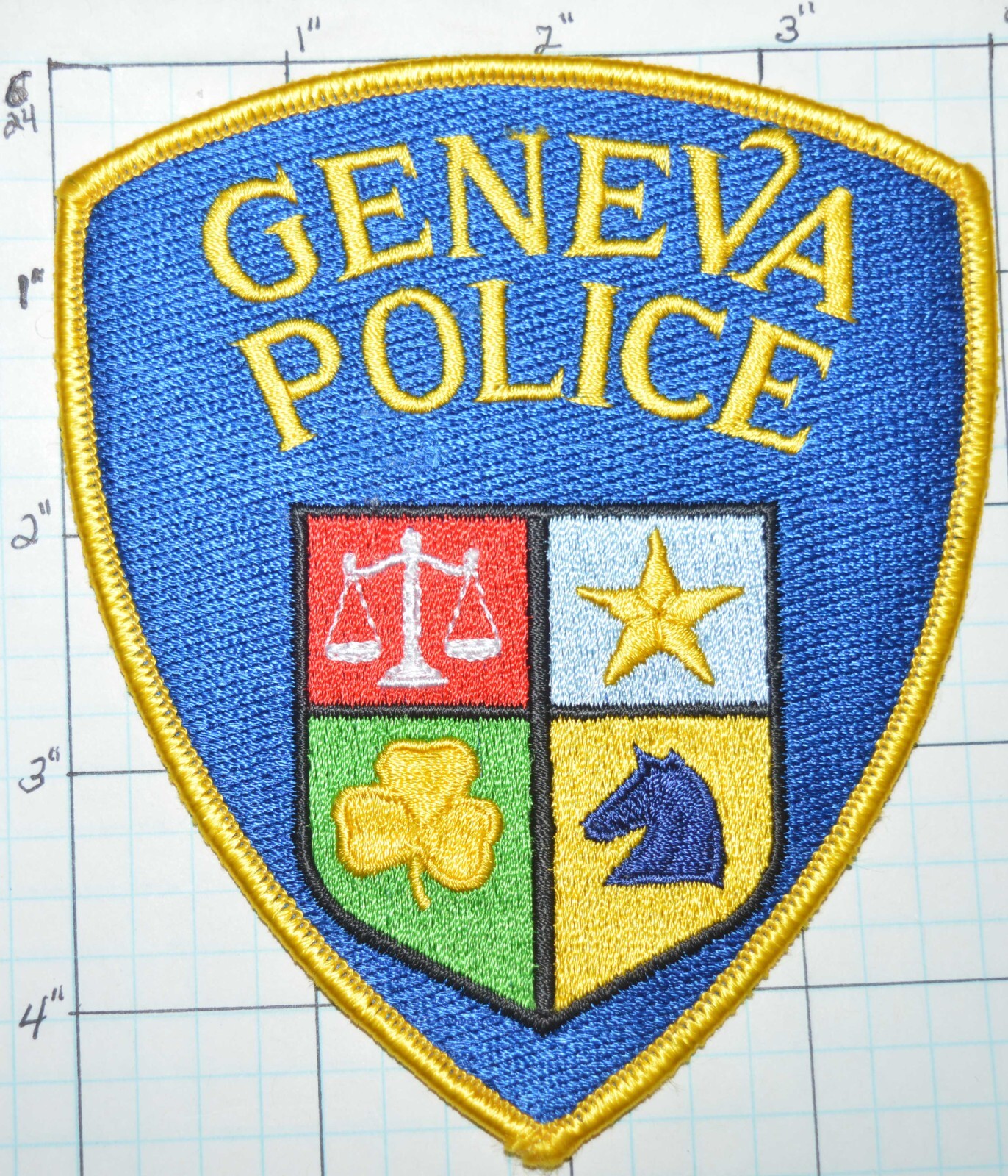 ILLINOIS, GENEVA POLICE DEPT PATCH