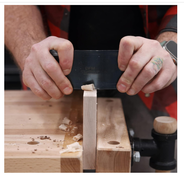 Rectangle Card Scraper – 2-Pack Precision Woodworking Scrapers, Made in USA