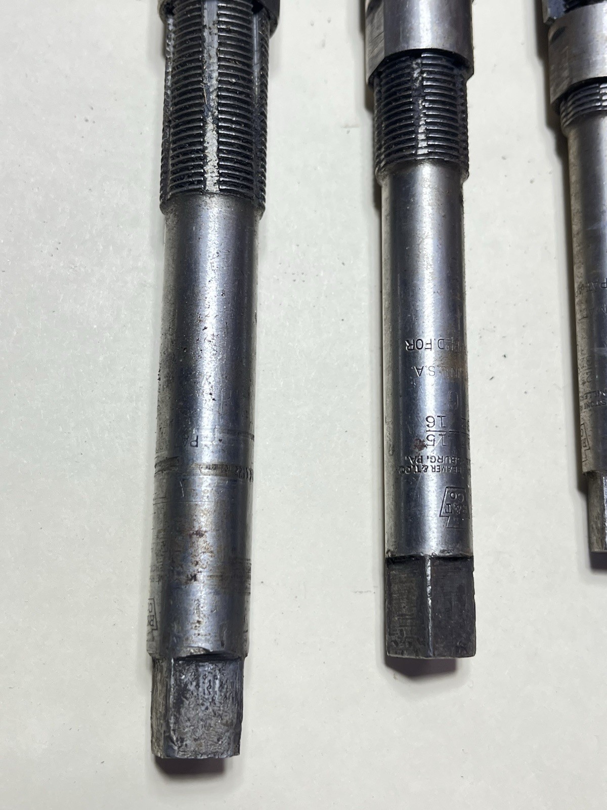 5 Used R & T Adjustable Machinist Reamers