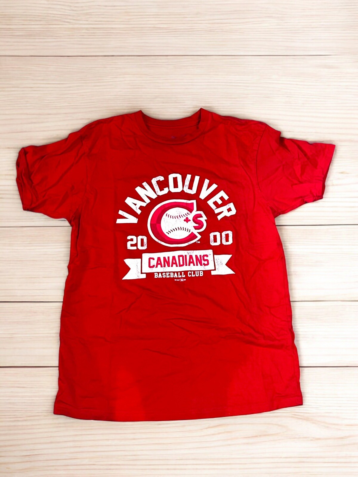 Vancouver Canadians C's SS T-Shirt Baseball Minor League  - Mens Size: Med