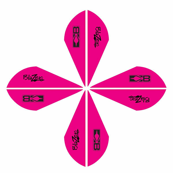 Bohning - 2" Blazer Vanes - Hot Pink - 12 PK