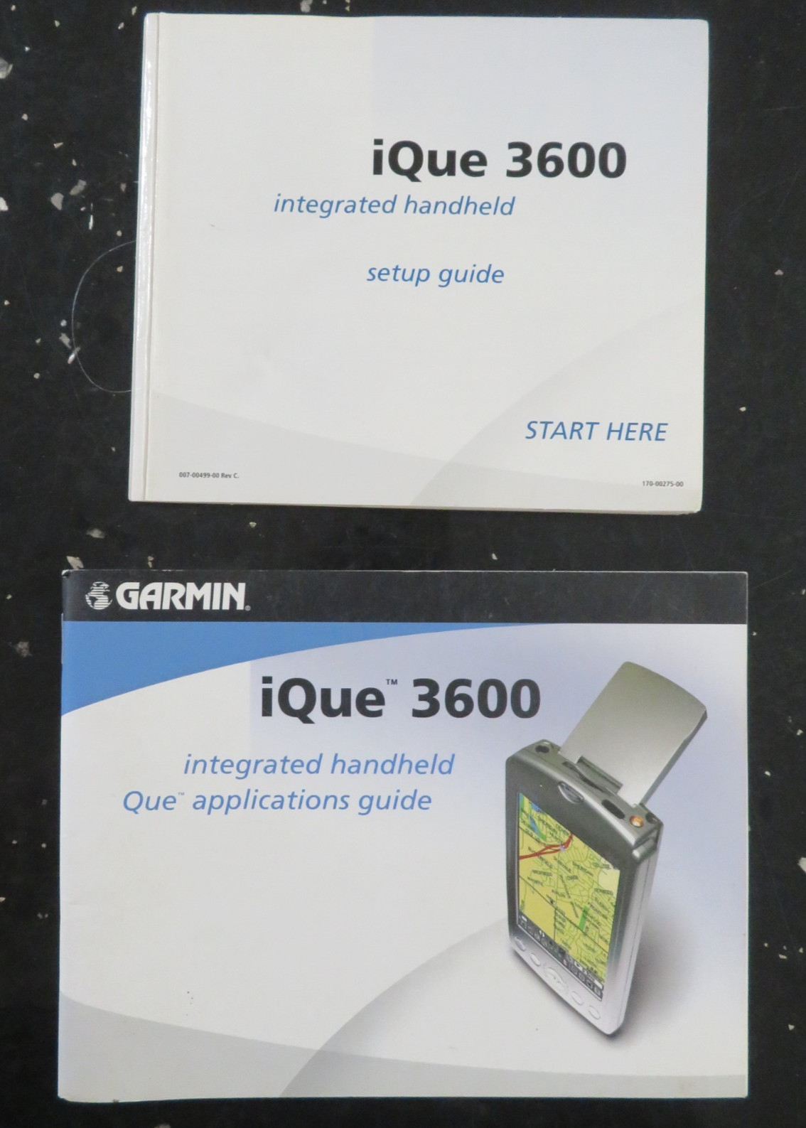 GARMIN Manual iQue 3600 Integrated Handheld Application Guide & Set up Guide