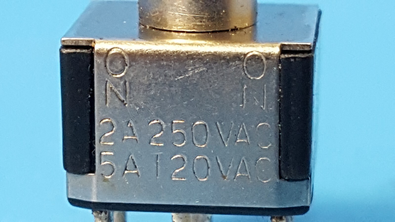 ( 2 PCS) Toggle Switch, 1203, TEC INC., 2A( 250VAC), 5A ( 120VAC)