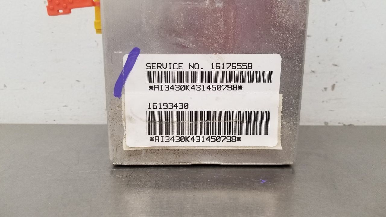 93 PONTIAC FIREBIRD SRS CONTROL MODULE 16176558