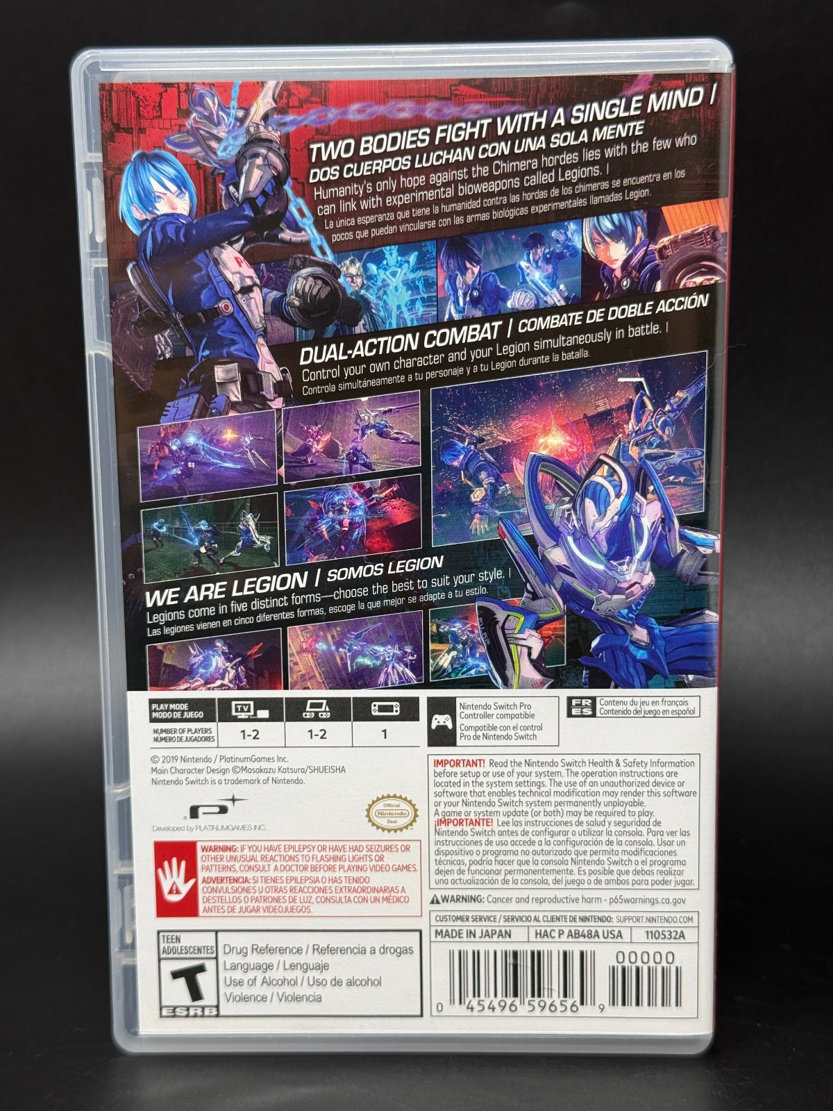 Astral Chain (Nintendo Switch) *AUTHENTIC CASE ONLY - NO GAME*