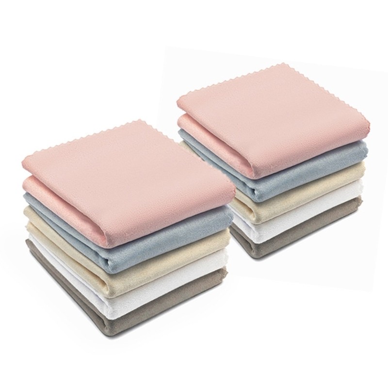 10PCS Instrument Wipes Dry Cleaning Cloth 31x31cm for Brass Woodwind Instruments