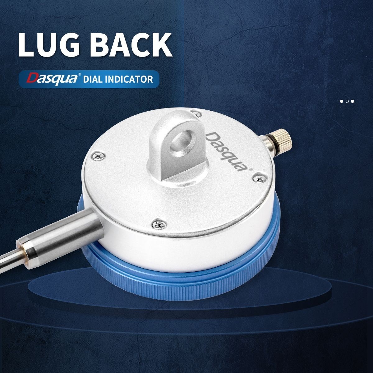 DASQUA 0-1" LUG BACK LARGE MEASURING RANGE DIAL INDICATOR (5122-4212)