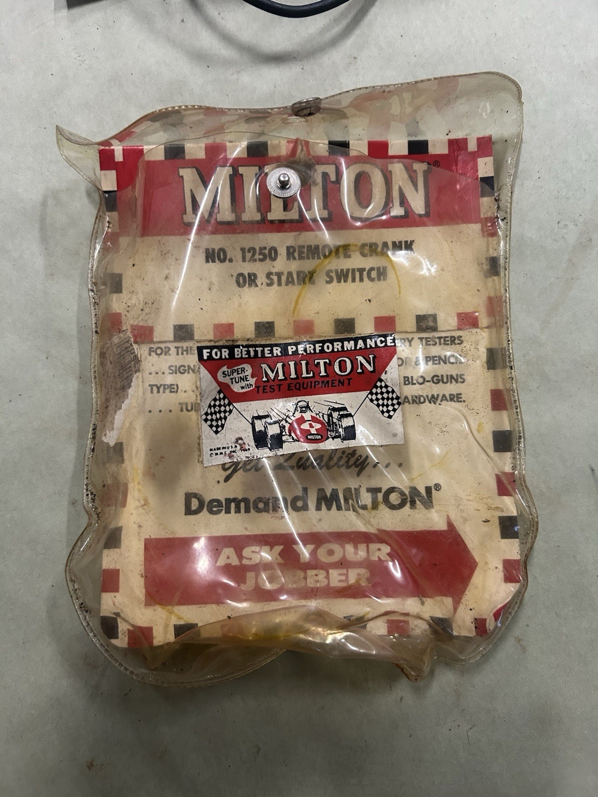 Milton Number 1250 Remote, Crank Or Start Switch