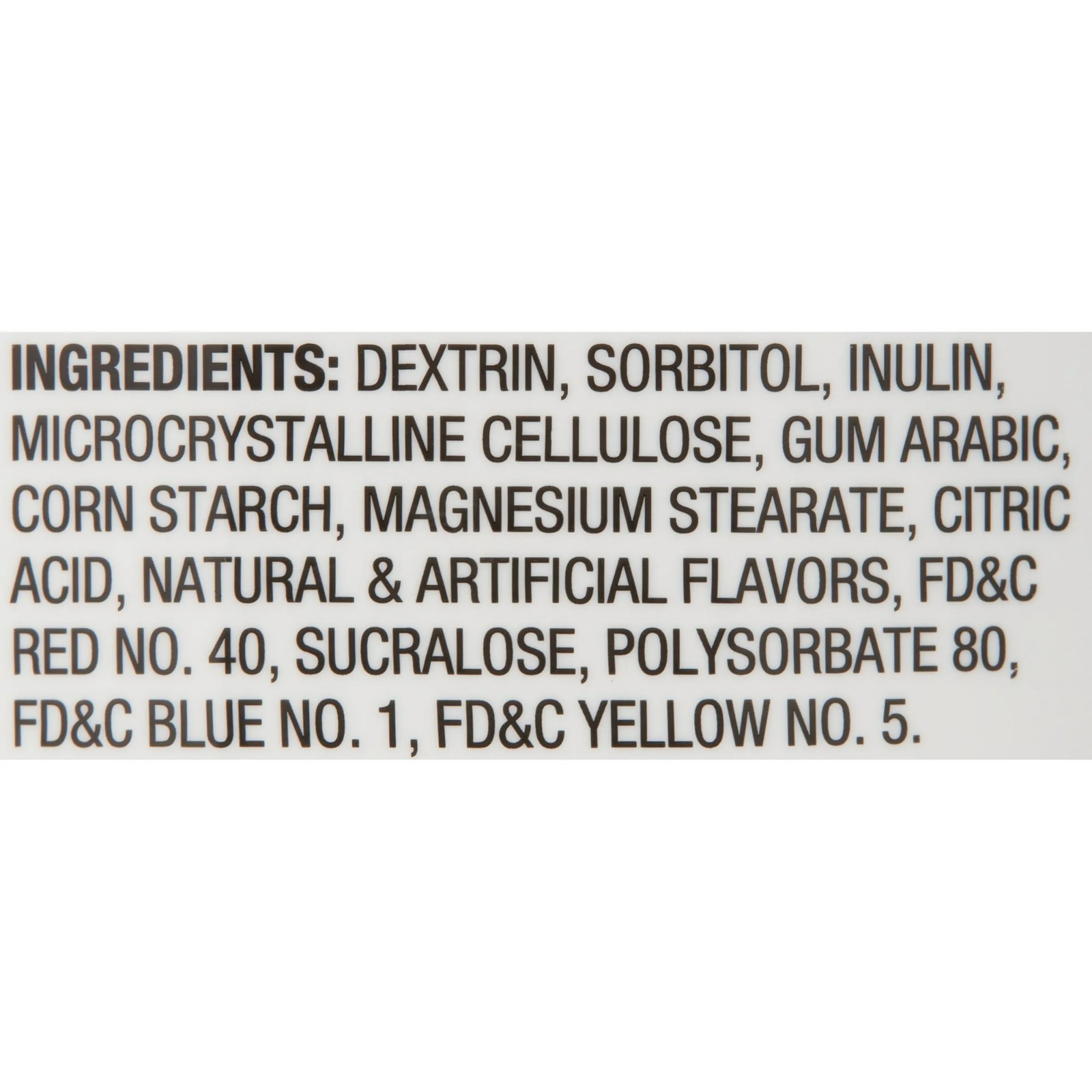 Fiber Supplement, Fruit Flavored Chewable Tablets, over the Counter, 90 Count