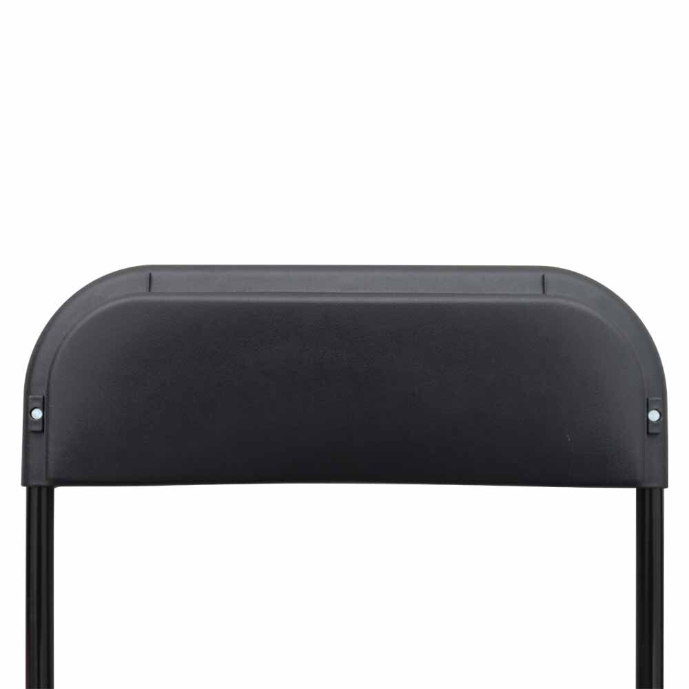 Folding Chairs (10 Pack) 264Lbs Loading Durable Black Chairs for Indoor&Outdoor