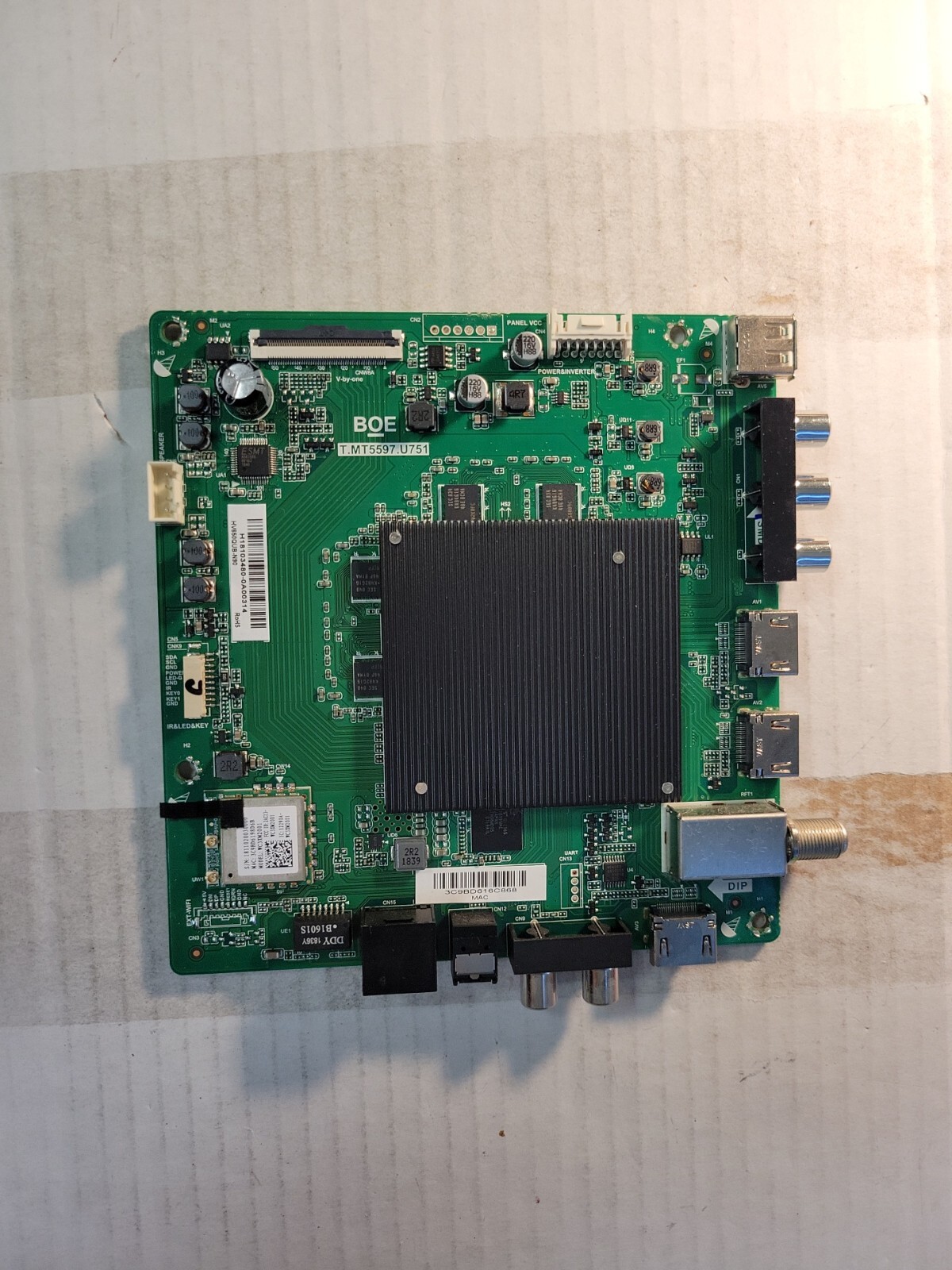 VIZIO D65X-G4 MAIN BOARD BN: HV650QUB-N90 T.MT5597-U571