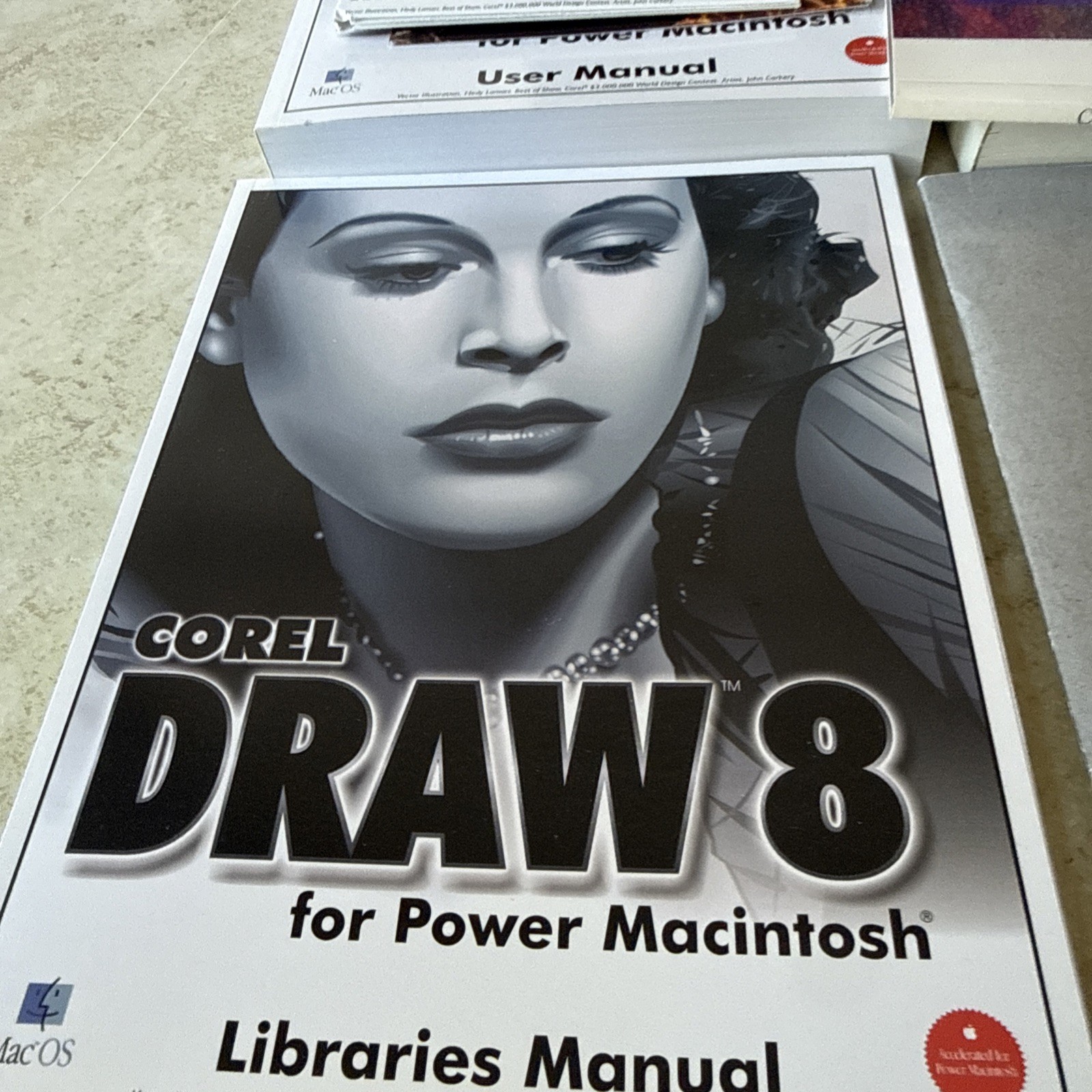 Corel Draw 8 Power Macintosh Software Complete CDs & User Manuals