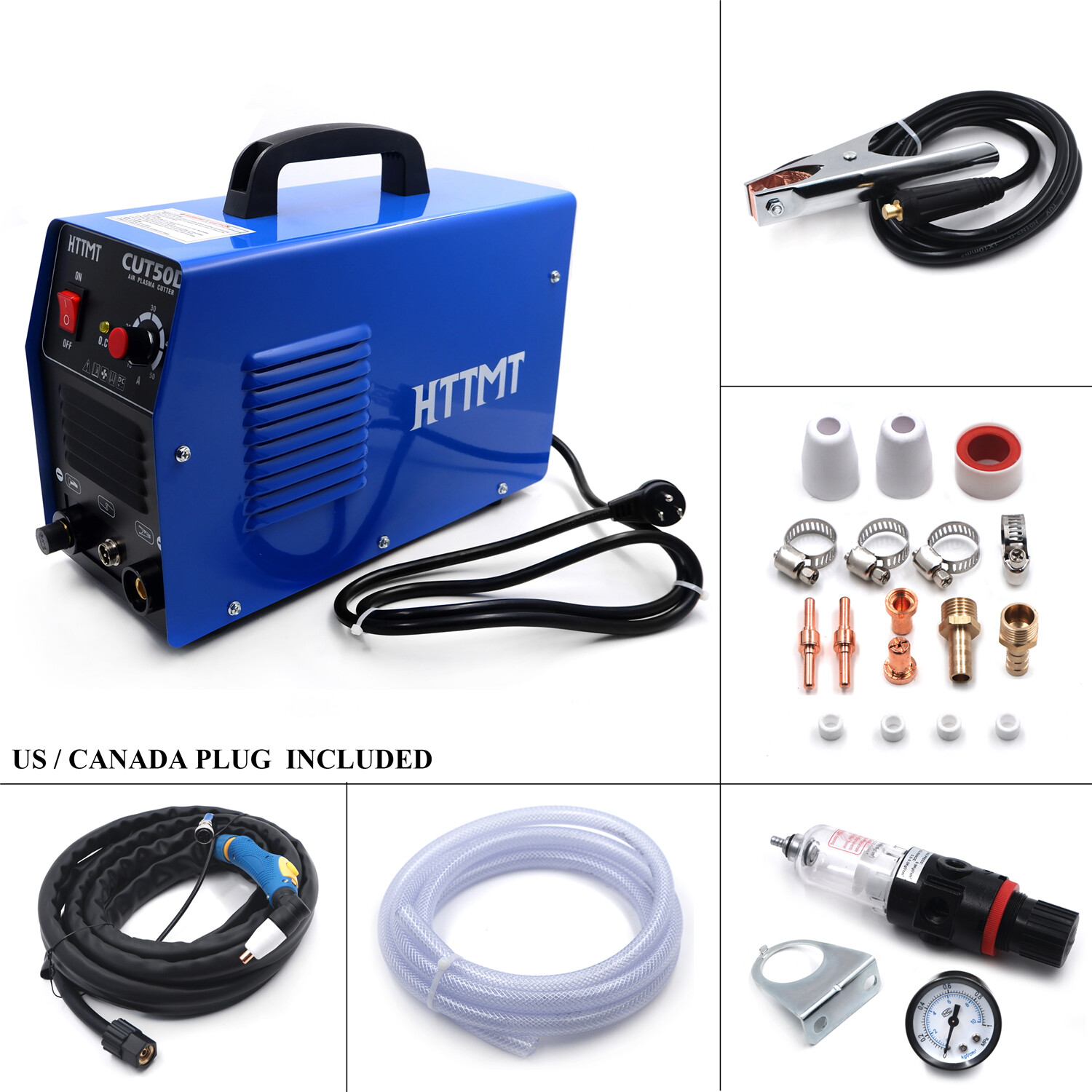 DC Inverter 50Amp Air Plasma Cutter Welding Welder Machine CUT-50 220V/110V