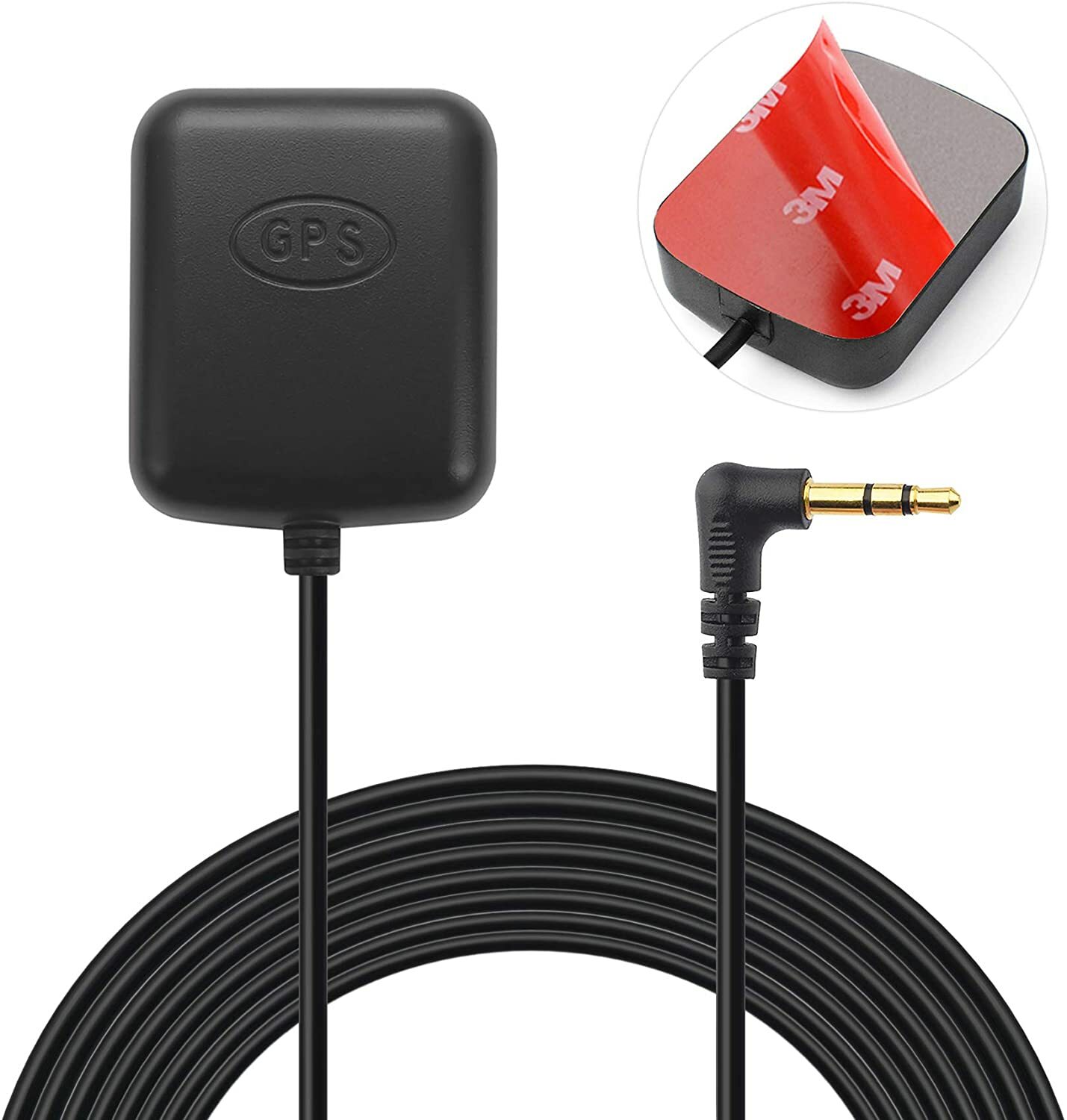 Car Dash Cam GPS Antenna Waterproof Hidden Adhesive Mount RG174 For DVR Recorder