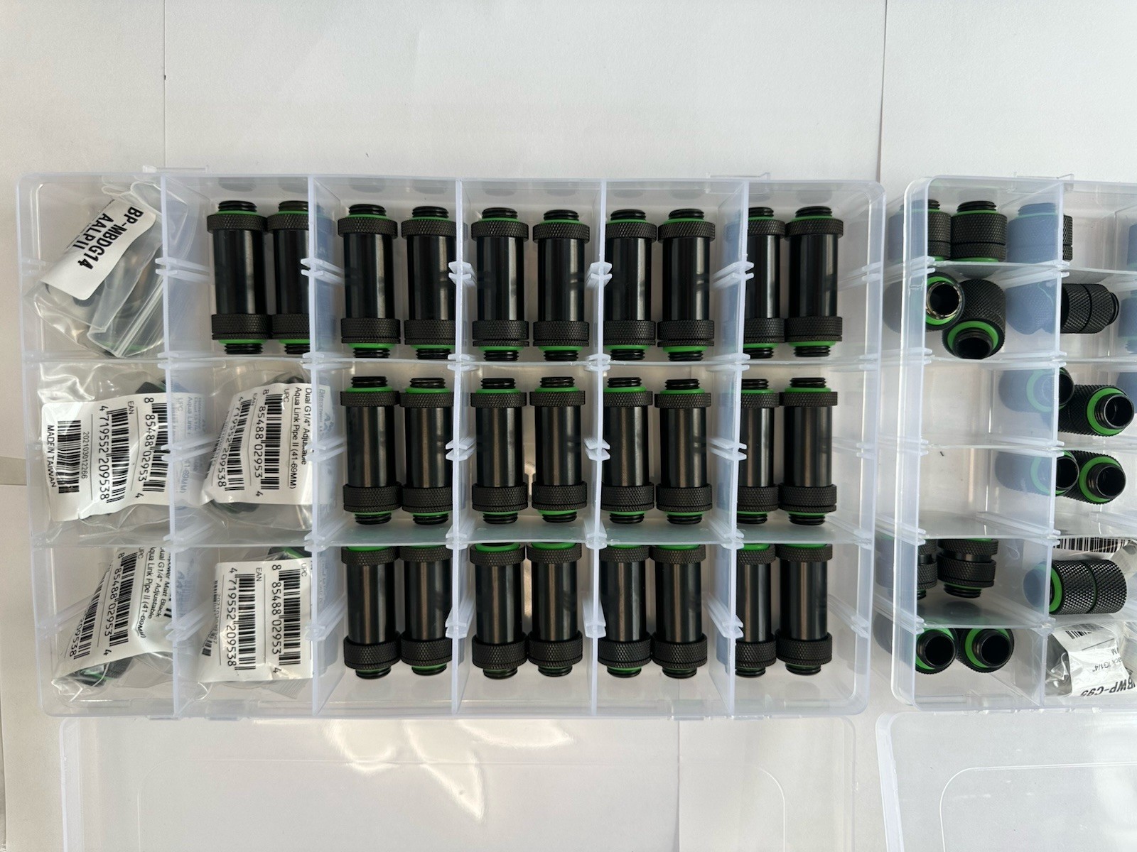 Computer PC Organizer 4 Set 36 Compartment Customizable Case Screw Fittings