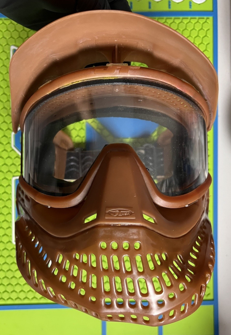 JT PROFLEX IZE - OG / BROWN - PAINTALL MASK GOGGLES - VINTAGE PROSHIELD THIN