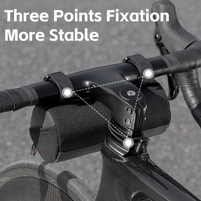 Bicycle Handlebar Mountain Road Bike Storage Bag Reflective with Shoulder Strap