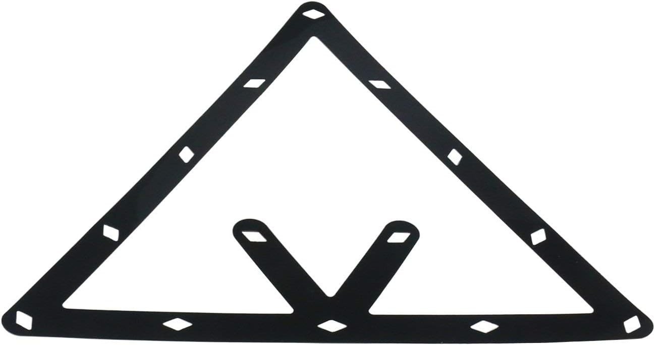 6PCS Billiards Triangle Cue Racks - Stylish Magic Ball Holder Set in Black