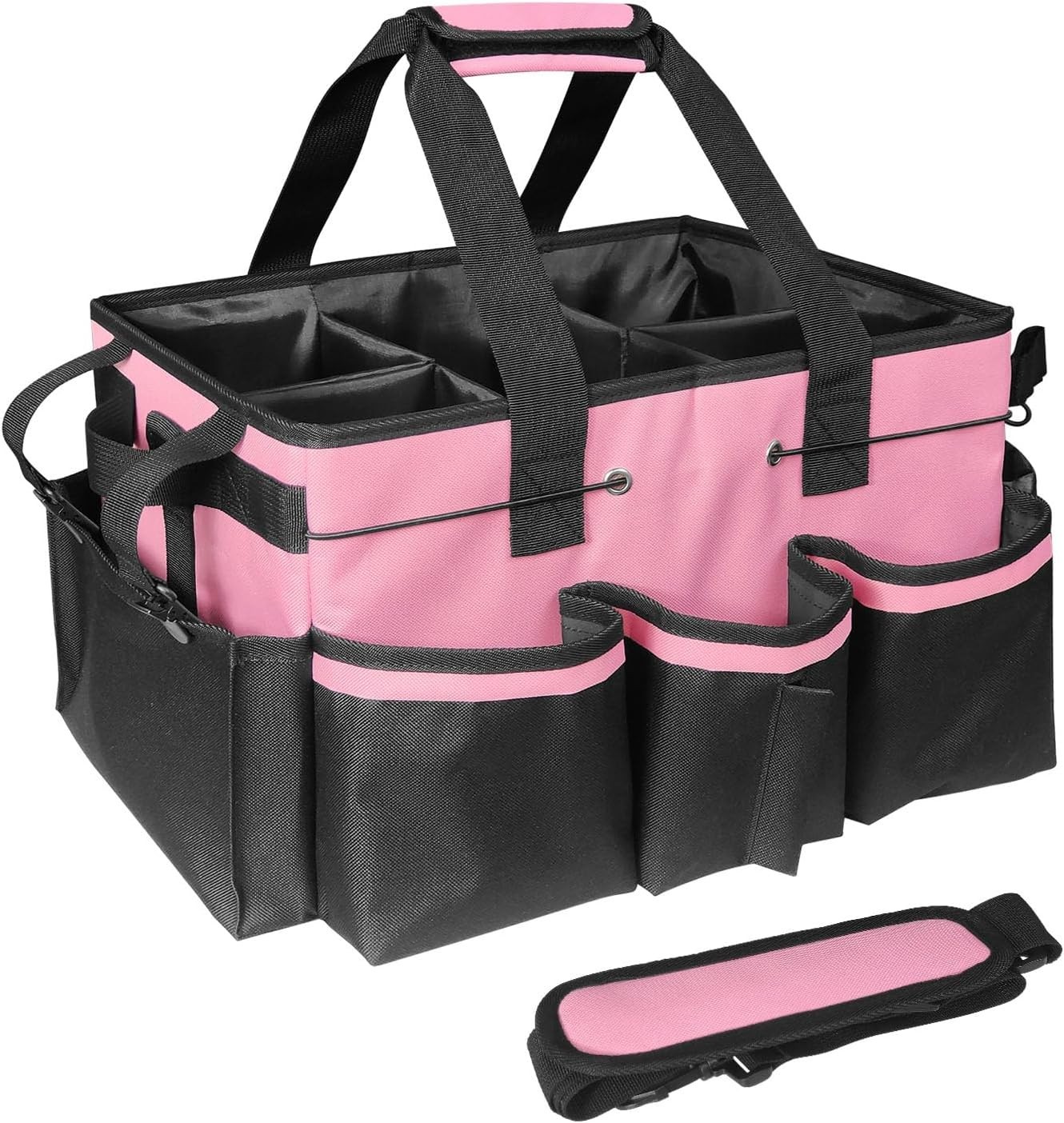 Cleaning Bags for Housekeepers, Large Cleaning Supplies Organizer with Handles
