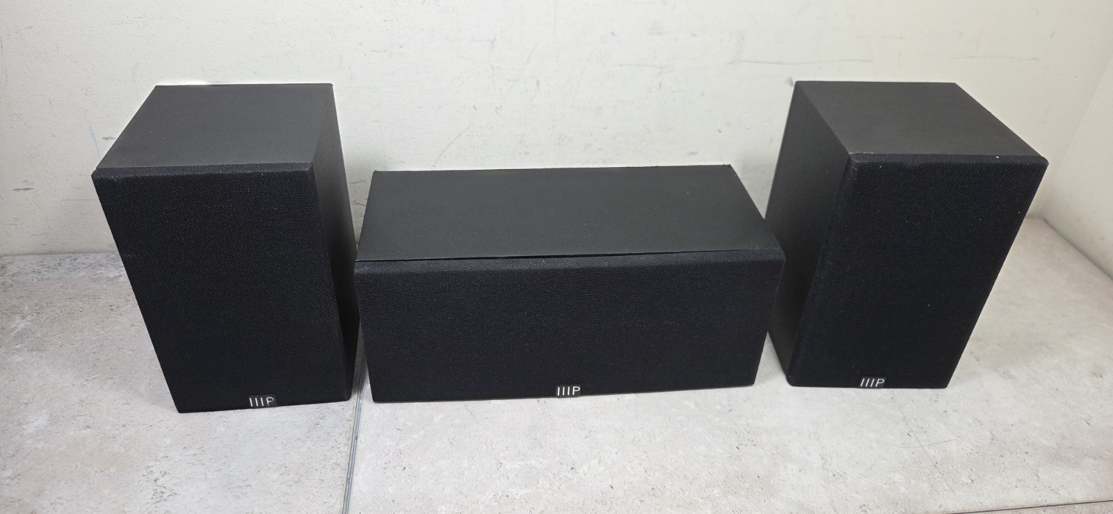 Monoprice Premium 5.1.2 Channel Immersive Home Theater  Satellite Speakers (3)