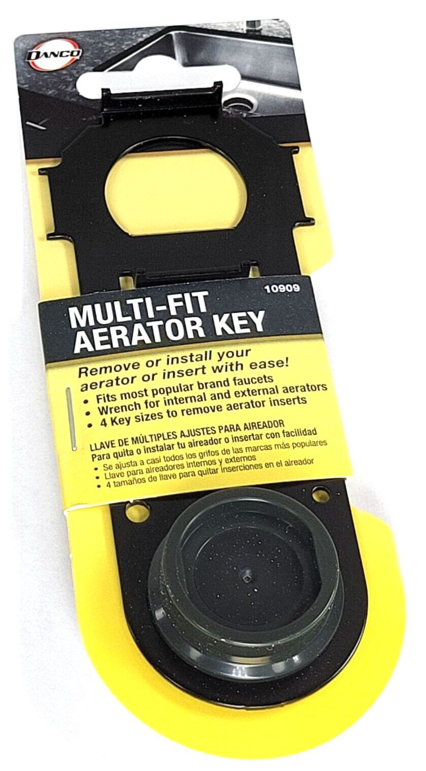 Danco 10909 Multi-Fit Faucet Aerator Key Tool For Aerator Removal