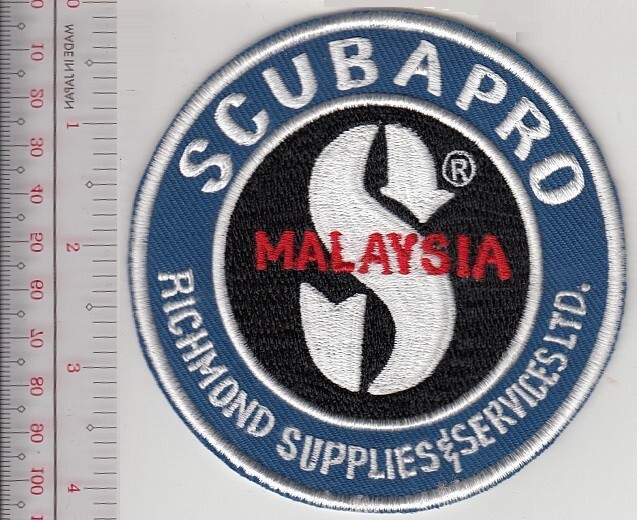 SCUBA Malaysia Scuba pro Richmond Supplies & Services Ltd Singapore NO TARIFF