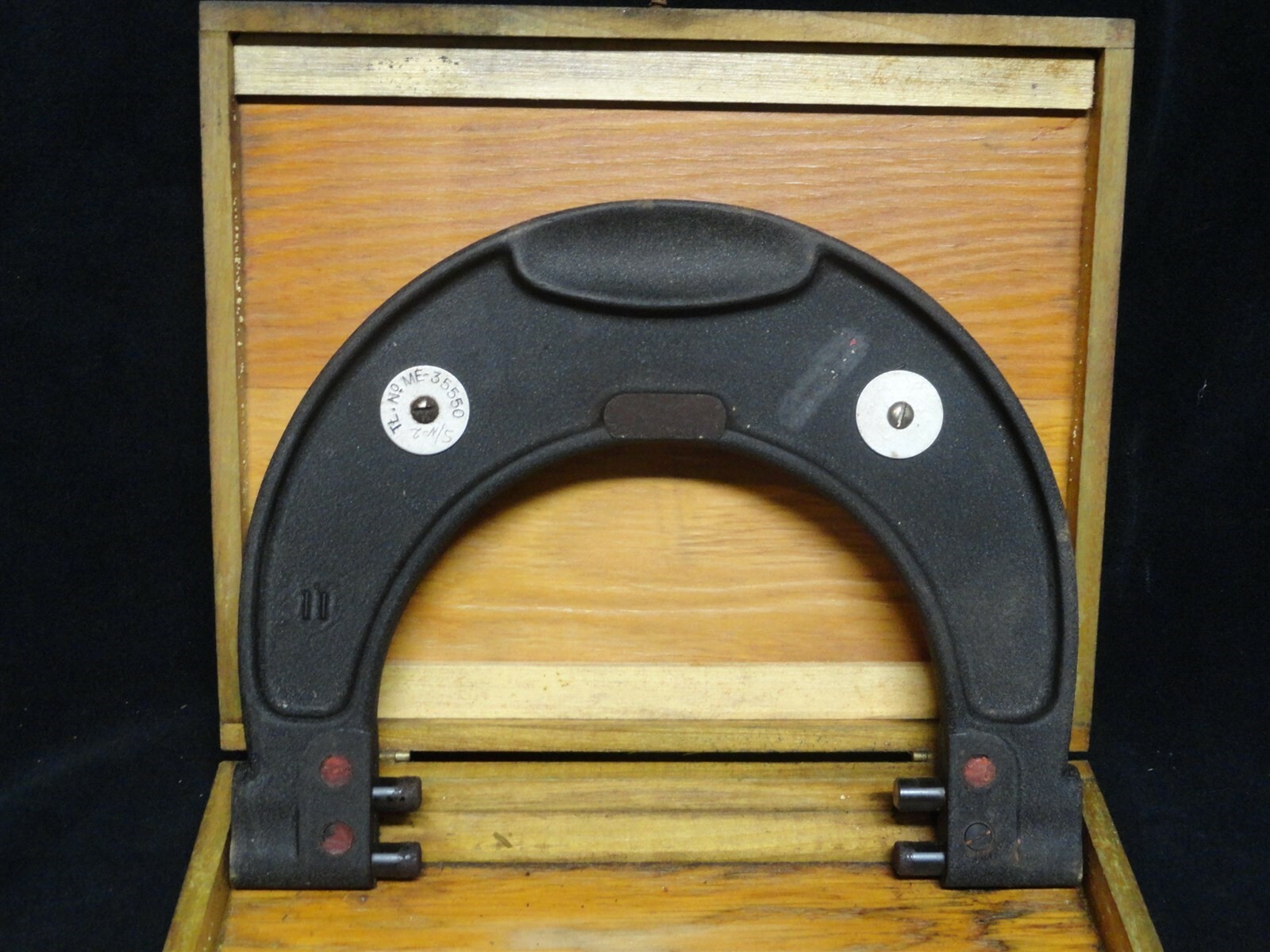 STANDARD GAGE COMPANY - SNAP GAGE 6" Uncalibrated ME-35550 w/WOODEN BOX