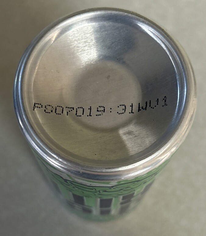 Vintage White Grape DIET RITE 8oz. Empty Pull Tab Aluminum Can