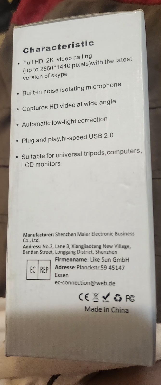 AMUFER USB Web Camera