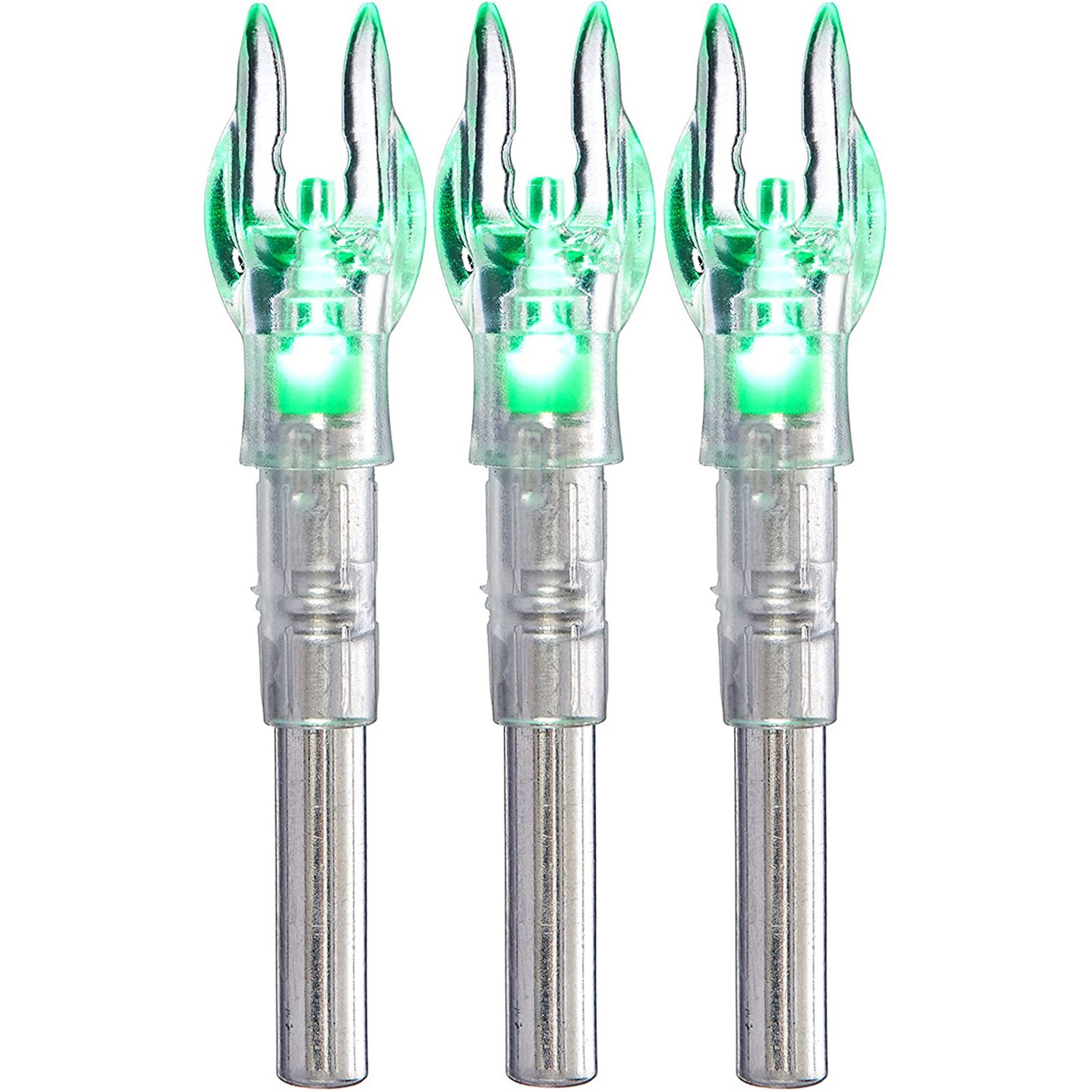 Nockturnal Green Lighted X-Nock 3-Pack