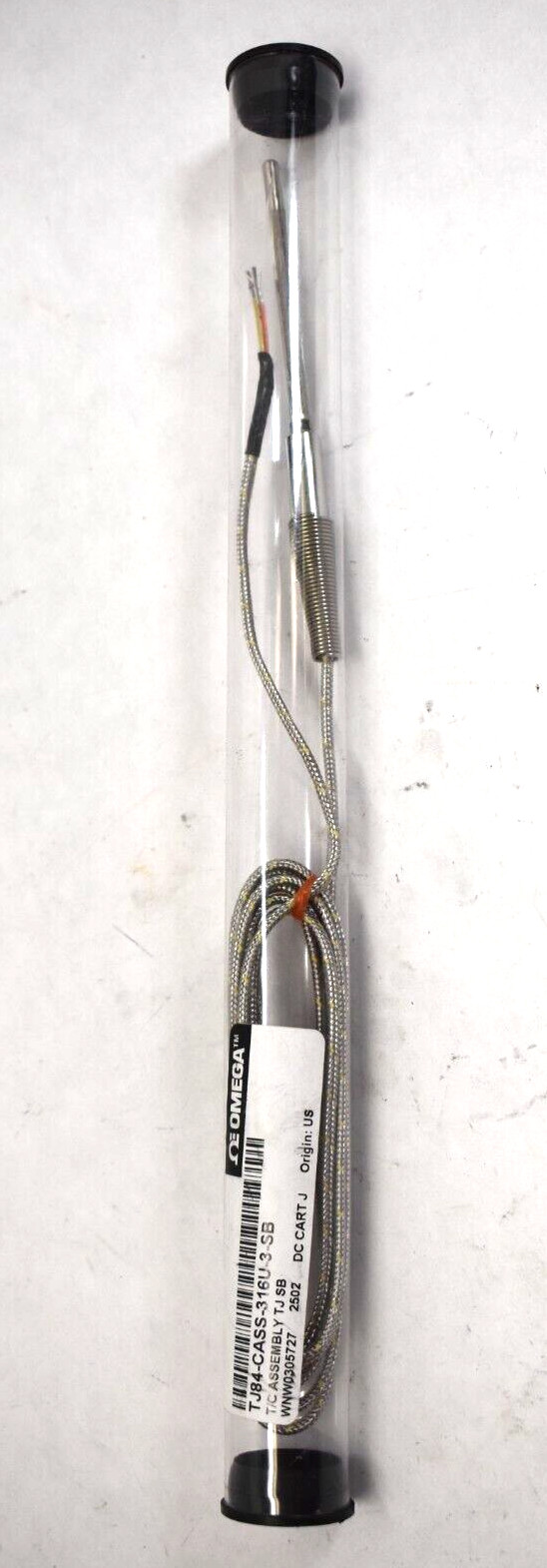 Omega T/C Assembly TJ SB TJ84-CASS-316U-3-SB DC Cart J 2502 WNW0305727
