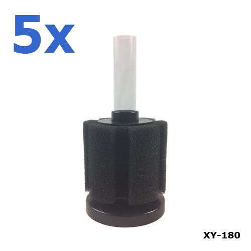 5 pcs Bio Sponge Filter Breeding Fry Shrimp Nano Fish tank Aquarium 10 Gal (S)