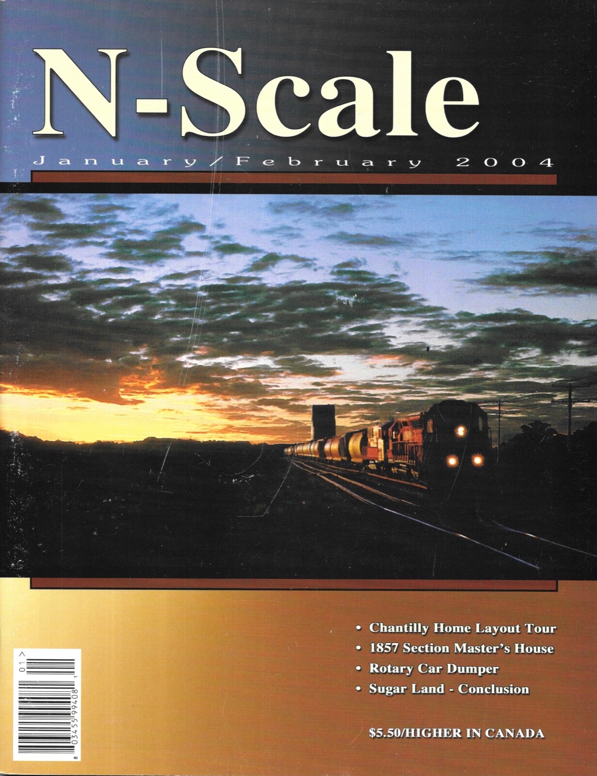 N-Scale Magazine Jan 2004 Home Layout Section Masters House Rotary Car Dumper