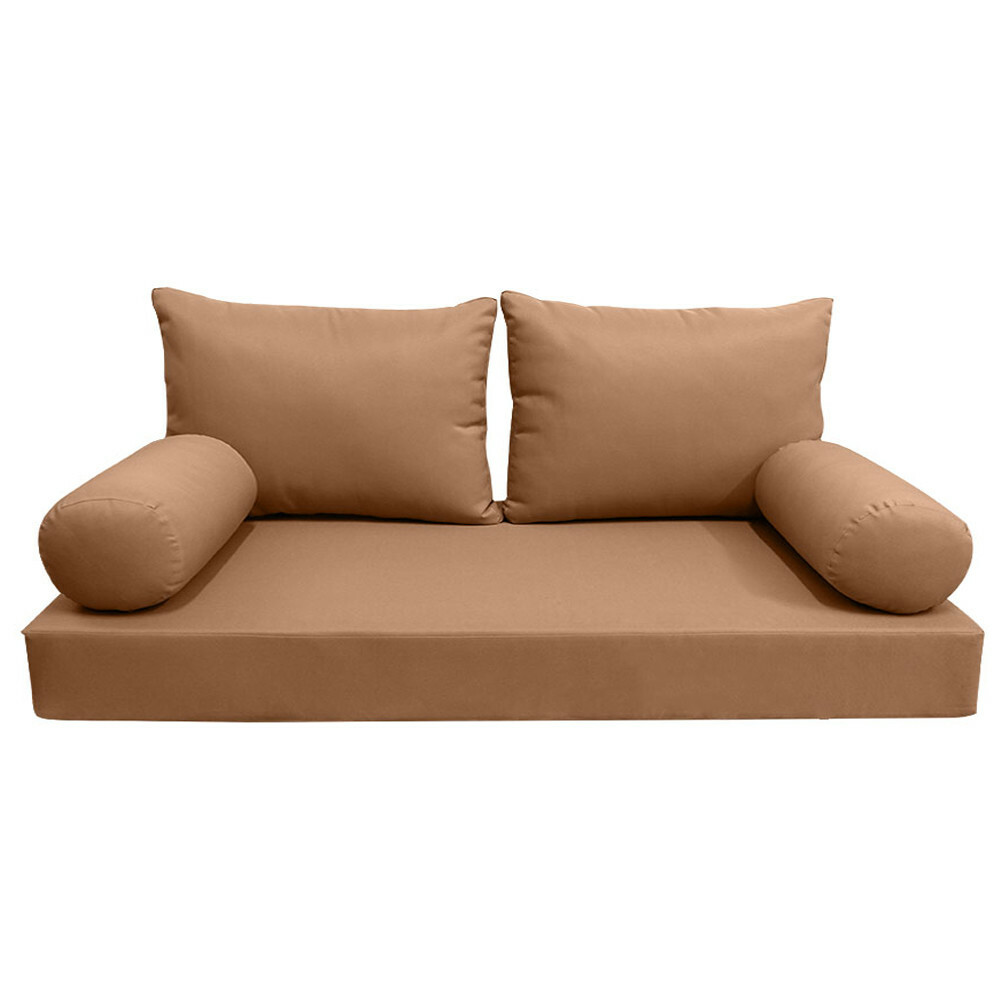 *COVER ONLY*-Style 2 Daybed Mattress Bolster Pillow Covers Knife Edge Twin-AD104