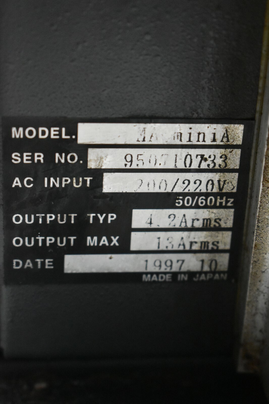 Kitagawa Rotary Table Controller MAC Mini A