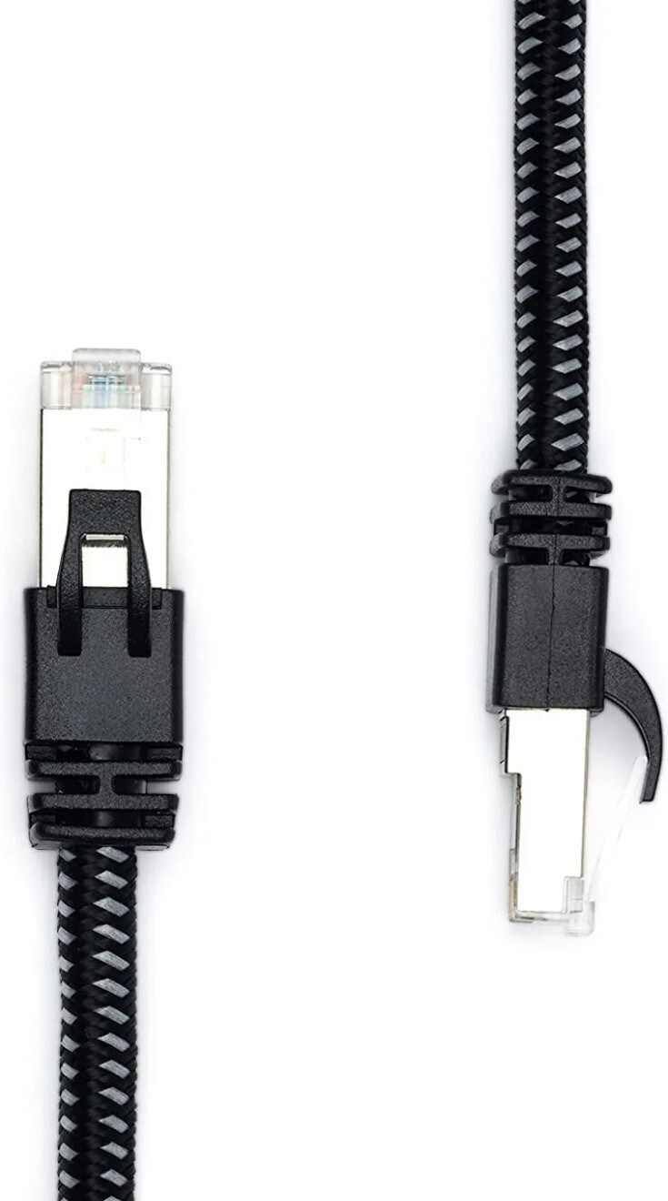 50 Feet Amazon Basics Braided RJ45 Cat-7 Gigabit Ethernet Patch Internet Cable