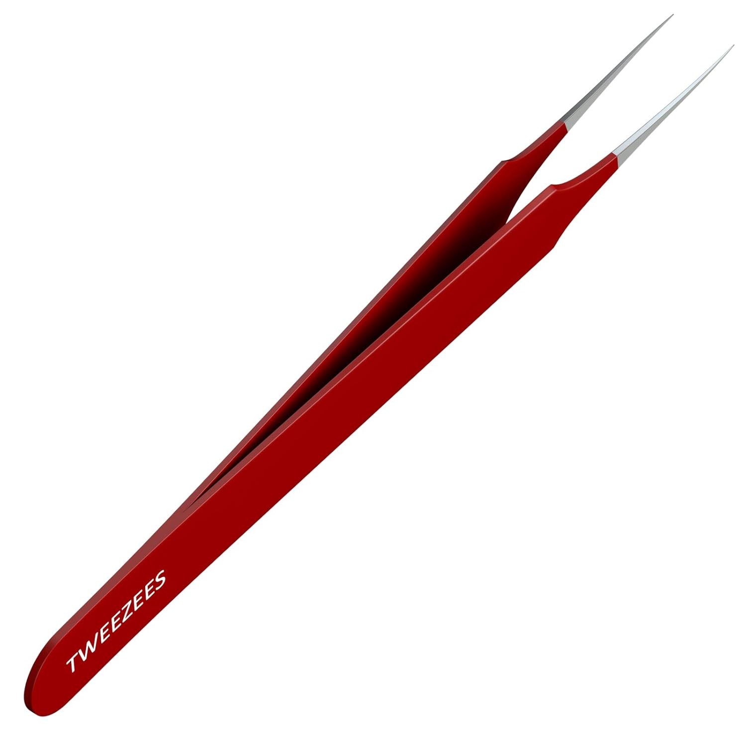 Ingrown Hair Tweezers | Pointed Tip | Red | 1 Count (Pack of 1),